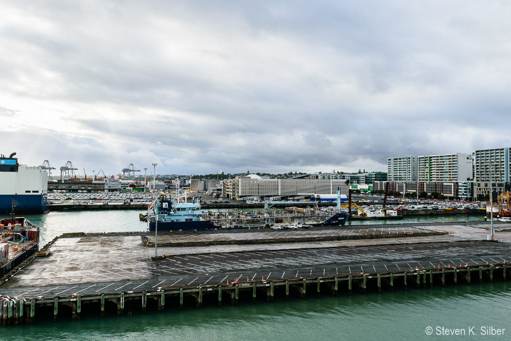 All of the parking spaces are for imported USED cars - big market for them, coming from Asia (1/200 sec at f / 9.0,  ISO 200,  18 mm, 18.0-55.0 mm f/3.5-5.6 ) November 24, 2023