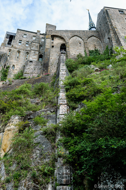 'Ramp' used to drag supplies up to the abbey. (1/200 sec at f / 6.3,  ISO 125,  18 mm, 18.0-55.0 mm f/3.5-5.6 ) May 12, 2017